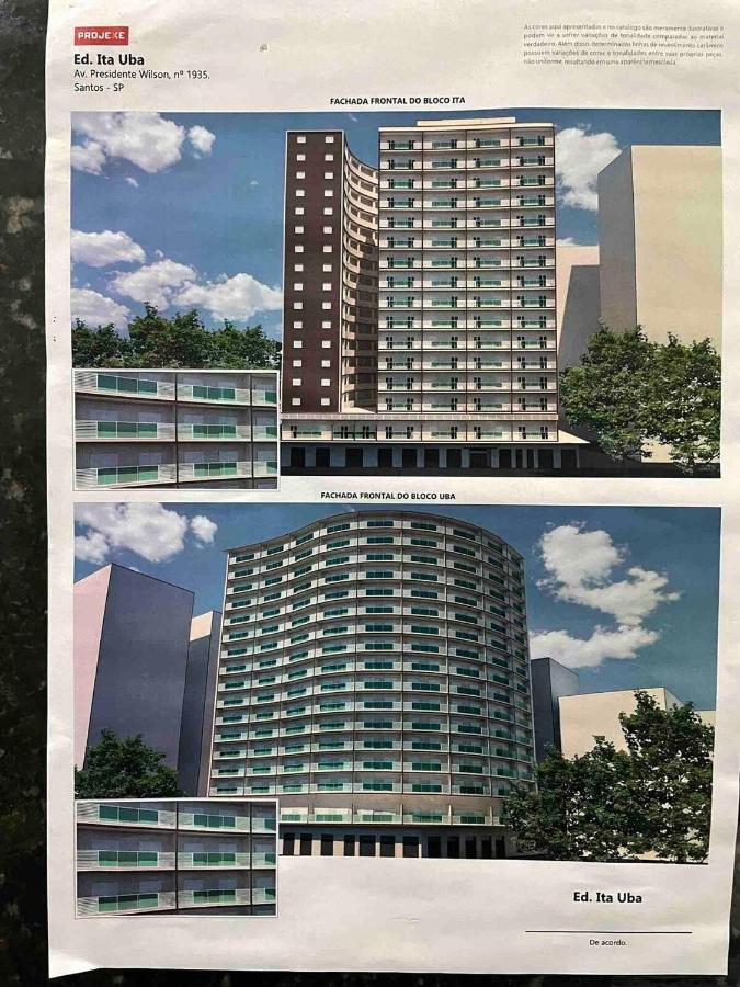 Apartament Pe Na Areia Em Santos! Que Vista Mar! Santos  Zewnętrze zdjęcie